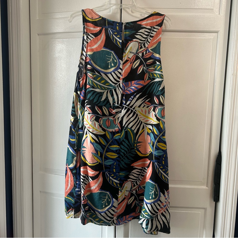 C&C California Multicolor Linen Dress